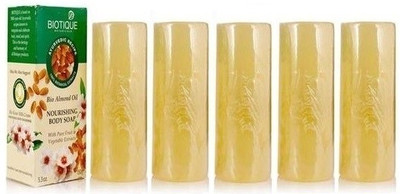 Biotique Almond Oil Soap (Set of 5) Biotique Almond Oil Soap (Set of 5)