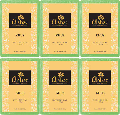 37% OFF on Aster Luxury Khus Premium Handmade Bathing Bar - Set of 6 37% OFF on Aster Luxury Khus Premium Handmade Bathing Bar - Set of 6