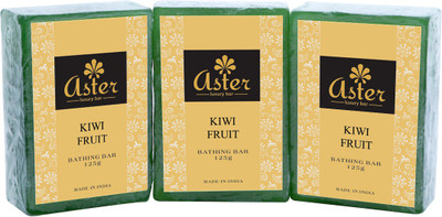 33% OFF on Aster Luxury Kiwi Fruit Premium Handmade Bathing Bar - Set of 3 33% OFF on Aster Luxury Kiwi Fruit Premium Handmade Bathing Bar - Set of 3