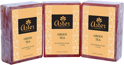 37% OFF on Aster Luxury Green Tea Premium Handmade Bathing Bar - Set of 3 37% OFF on Aster Luxury Green Tea Premium Handmade Bathing Bar - Set of 3
