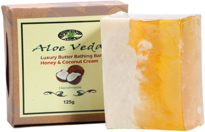 15% OFF on Aloe Veda Luxury Butter Bathing Bar - Honey & Coconut Cream 15% OFF on Aloe Veda Luxury Butter Bathing Bar - Honey & Coconut Cream