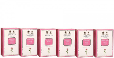 Yardley English Rose Luxury Soap - Pack of 6 Yardley English Rose Luxury Soap - Pack of 6