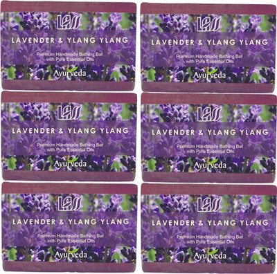 2% OFF on Lass Naturals Lavender Ylang Ylang Handmade Soap (Pack Of 6) 2% OFF on Lass Naturals Lavender Ylang Ylang Handmade Soap (Pack Of 6)