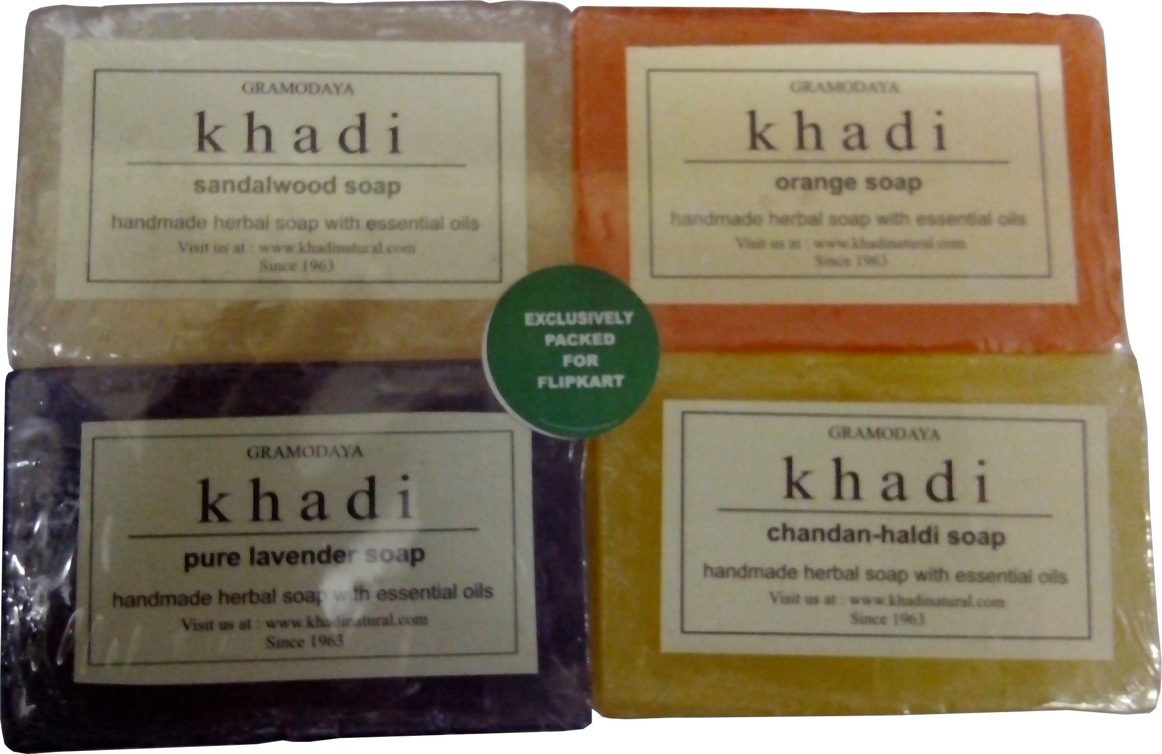 Khadi Handmade Soap Combo 2 Pack of 4 Price in India, Buy Khadi Handmade Soap Combo 2 Pack