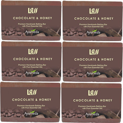 2% OFF on Lass Naturals Choclate And Honey Handmade Soap (Pack Of 6)