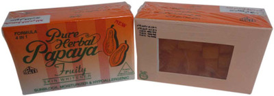 57% OFF on Pure Herbal Papaya Fruity Soap 4 In 1 Skin Whitening Soap Results In 20 Days 1Pc 57% OFF on Pure Herbal Papaya Fruity Soap 4 In 1 Skin Whitening Soap Results In 20 Days 1Pc