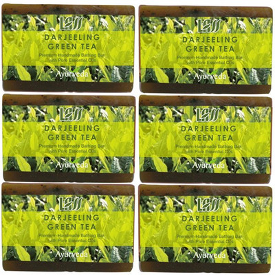 1% OFF on Lass Naturals Soap Darjeeling Green Tea Handmade Set Of 6 1% OFF on Lass Naturals Soap Darjeeling Green Tea Handmade Set Of 6
