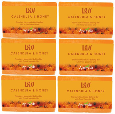 3% OFF on Lass Naturals Soap Calendula & Honey Handmade Set Of 6 3% OFF on Lass Naturals Soap Calendula & Honey Handmade Set Of 6