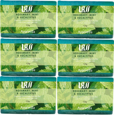 2% OFF on Lass Naturals Rosemary Mint Eucalyptus Handmade Soap (Pack Of 6) 2% OFF on Lass Naturals Rosemary Mint Eucalyptus Handmade Soap (Pack Of 6)
