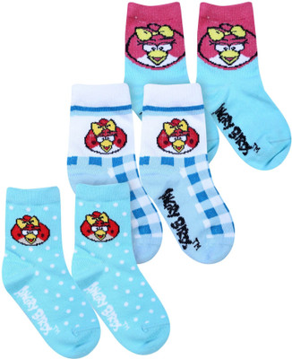 55% OFF on Angry Birds Girl's Printed Crew Length Socks 55% OFF on Angry Birds Girl's Printed Crew Length Socks