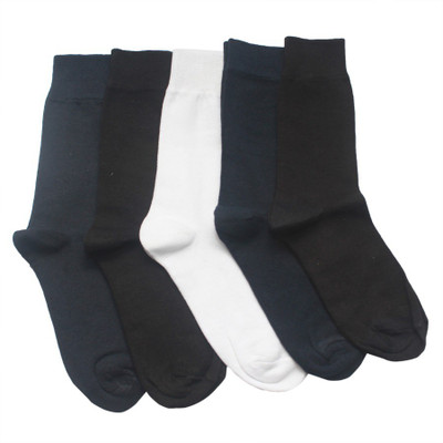 50% OFF on A&G Boy's Solid Knee Length Socks