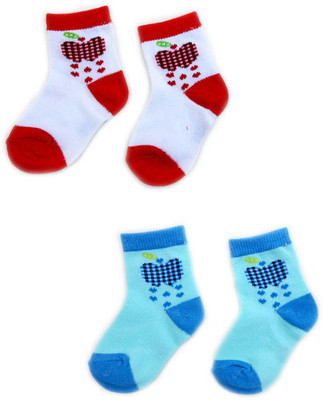44% OFF on Smartkshop Baby Girl's Self Design Quarter Length Socks