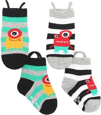 43% OFF on NeedyBee Boy's Animal Print, Striped Quarter Length Socks 43% OFF on NeedyBee Boy's Animal Print, Striped Quarter Length Socks