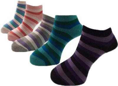 30% OFF on Lacarte Women's Striped Ankle Length Socks 30% OFF on Lacarte Women's Striped Ankle Length Socks