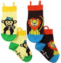 28% OFF on NeedyBee Girl's Graphic Print Quarter Length Socks