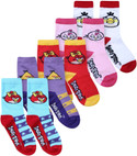 55% OFF on Angry Birds Girl's Printed Crew Length Socks