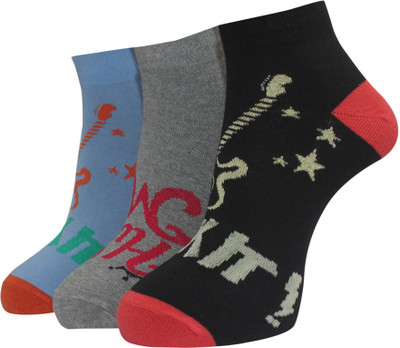 45% OFF on A&G Women's Self Design Ankle Length Socks