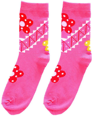 Kiosha Women's Printed Crew Length Socks Kiosha Women's Printed Crew Length Socks