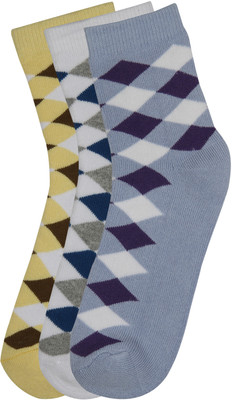 Renzer Women's Geometric Print Crew Length Socks Renzer Women's Geometric Print Crew Length Socks