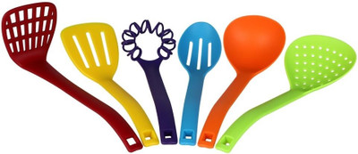 53% OFF on Cosmosgalaxy 6 pcs Kitchen tool Set Mixing Spatula Pack of 6