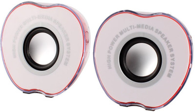 50% OFF on Gadget Bucket Terabyte Half Apple Shaped Wired Laptop speaker Multicolor, 2 Channel 50% OFF on Gadget Bucket Terabyte Half Apple Shaped Wired Laptop speaker Multicolor, 2 Channel