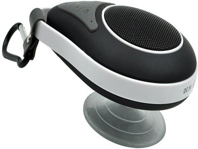 JustX 2680- Waterprooft Bluetooth Speaker Portable Bluetooth Mobile/Tablet Speaker (Black, 1 Channel) 
