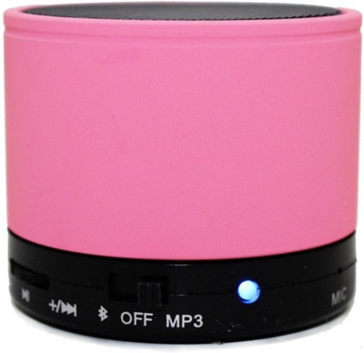 HAPS S10 Wireless Portable Mini Bluetooth Portable Bluetooth Mobile/Tablet Speaker (PINK, Single Unit Channel Channel) 