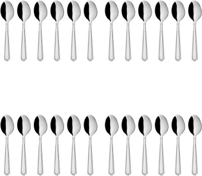 4% OFF on Mosaic Lilly Stainless Steel Dessert Spoon Set Pack of 24 4% OFF on Mosaic Lilly Stainless Steel Dessert Spoon Set Pack of 24