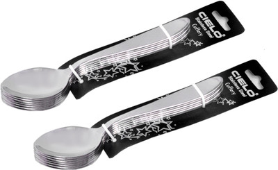 Cielo Stainless Steel Baby Spoon Set Pack of 12 Cielo Stainless Steel Baby Spoon Set Pack of 12