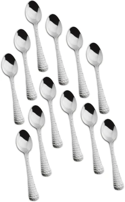 25% OFF on Vinove Kitchenwares Hammered Stainless Steel Baby Spoon Set Pack of 12 25% OFF on Vinove Kitchenwares Hammered Stainless Steel Baby Spoon Set Pack of 12