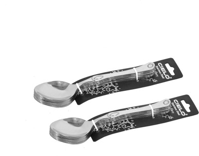 Cielo Stainless Steel Tea Spoon Set Pack of 12 Cielo Stainless Steel Tea Spoon Set Pack of 12