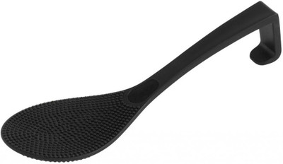Mastrad Rice - Black Silicone Serving Spoon Pack of 1 Mastrad Rice - Black Silicone Serving Spoon Pack of 1