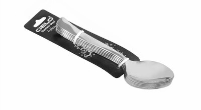 Cielo Desert Impress Stainless Steel Dessert Spoon Set Pack of 6 Cielo Desert Impress Stainless Steel Dessert Spoon Set Pack of 6