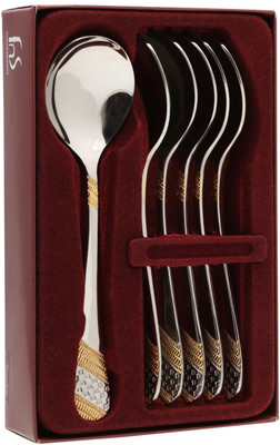 10% OFF on FNS Imperio Stainless Steel Soup Spoon Set Pack of 6