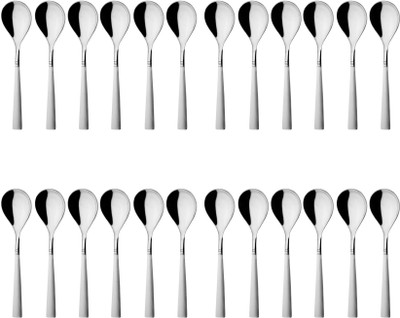 9% OFF on Mosaic Omega Stainless Steel Soup Spoon Set Pack of 24 9% OFF on Mosaic Omega Stainless Steel Soup Spoon Set Pack of 24