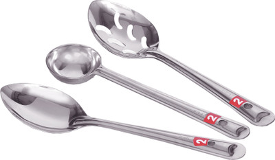 Cielo Sigma Stainless Steel Serving Spoon Set Pack of 3 Cielo Sigma Stainless Steel Serving Spoon Set Pack of 3