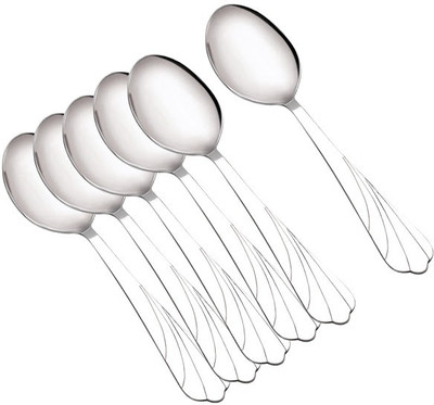 6% OFF on Petals Stainless Steel Baby Spoon Set Pack of 6 6% OFF on Petals Stainless Steel Baby Spoon Set Pack of 6