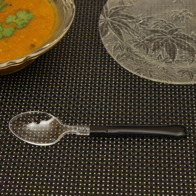 Excel Disposable Plastic Dessert Spoon Set Pack of 24 Excel Disposable Plastic Dessert Spoon Set Pack of 24