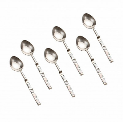 Elvy Brass Dessert Spoon Set Pack of 6 Elvy Brass Dessert Spoon Set Pack of 6