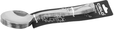 Cielo Desert Smile Stainless Steel Dessert Spoon Set Pack of 6