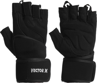 Vector X VX-2000 Gym & Fitness Gloves (XL, Black) Vector X VX-2000 Gym & Fitness Gloves (XL, Black)