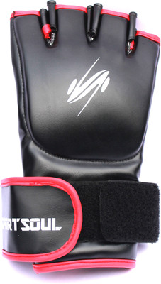 25% OFF on SportSoul MMA Cross Cuff Martial Art Gloves (M, Black, Red) 25% OFF on SportSoul MMA Cross Cuff Martial Art Gloves (M, Black, Red)