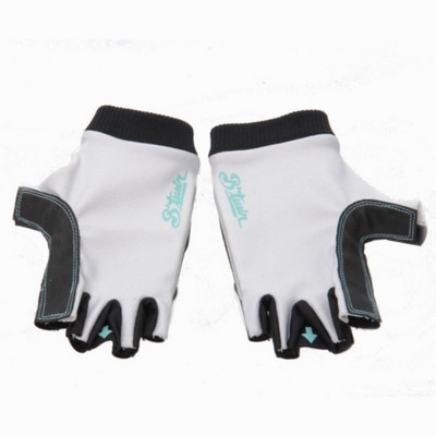 Btwin LIGHT GLV 3 Cycling Gloves (XS, White, Black) Btwin LIGHT GLV 3 Cycling Gloves (XS, White, Black)