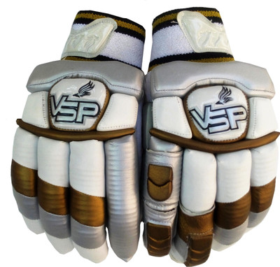 7% OFF on VSP LE Batting Gloves (Men, White, Gold) 7% OFF on VSP LE Batting Gloves (Men, White, Gold)