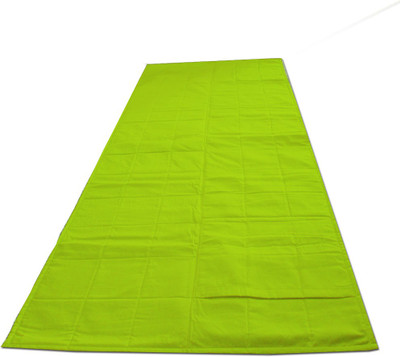 5% OFF on Misr Portable Solid Yoga Green 1 mm Mat