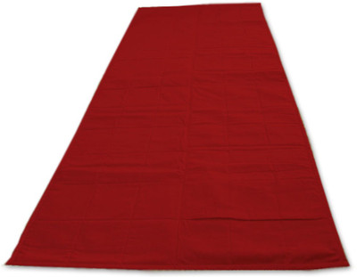 5% OFF on Misr Portable Solid Yoga Red 1 mm Mat