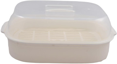 Shreya Impex Micro Square 1700 ml Plastic Steamer Shreya Impex Micro Square 1700 ml Plastic Steamer