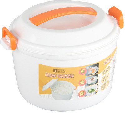 Shreya Impex Micro Rice Cooker Medium 2500 ml Plastic Steamer Shreya Impex Micro Rice Cooker Medium 2500 ml Plastic Steamer