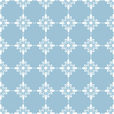 20% OFF on Decorze Blue Wall Decor FS-26 Floral Stencil