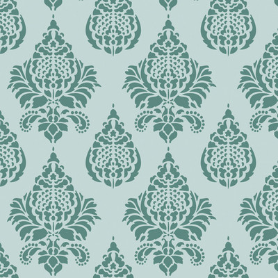 16% OFF on Decorze Green Wall D?cor DS-11 Floral Stencil